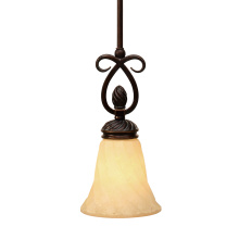Golden 8106-M1L CDB - Wry Lighting Torbellino 1-light Pendant in Cordoban Bronze